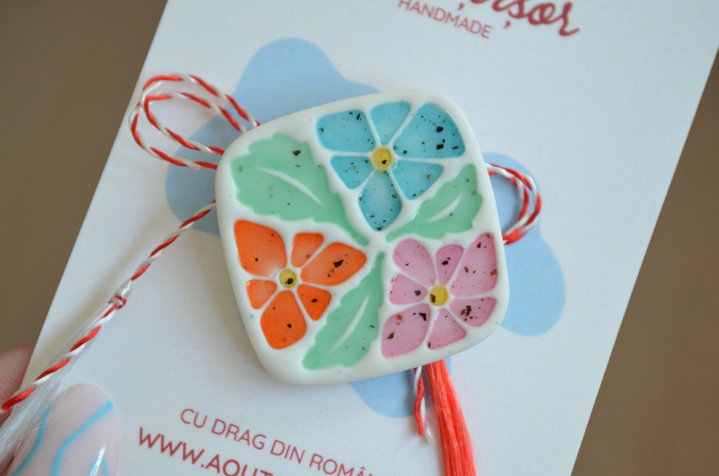 Mărțișor cu flori