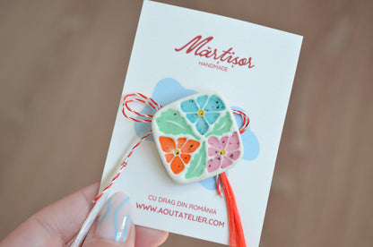 Mărțișor cu flori